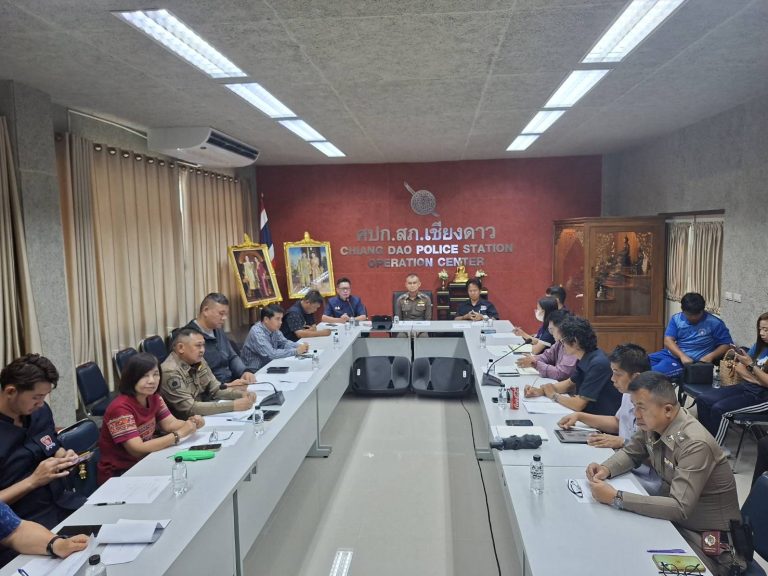 ประชุมคณะกรรมการตรวจสอบและติดตามการบริหารงานตำรวจ สภ.เชียงดาว ประจำเดือน เมษายน 2569