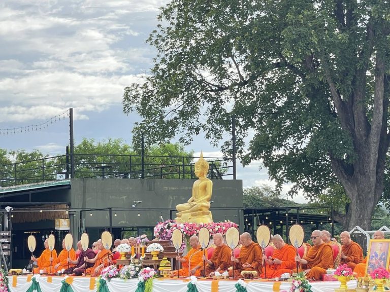สภ.เชียงดาว ร่วมพิธีทำบุญฉลองเมืองเชียงดาว ครบรอบ ๑๑๗ ปี